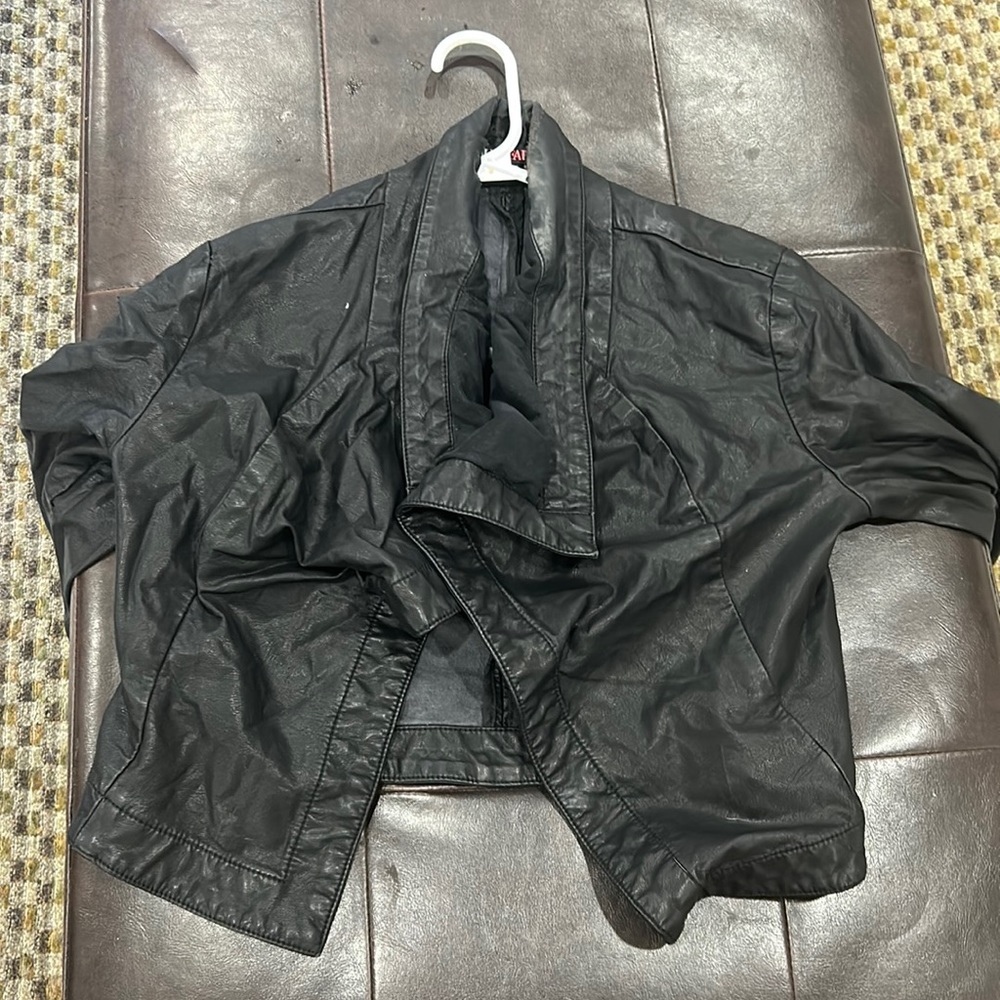 justfab leather jacket
